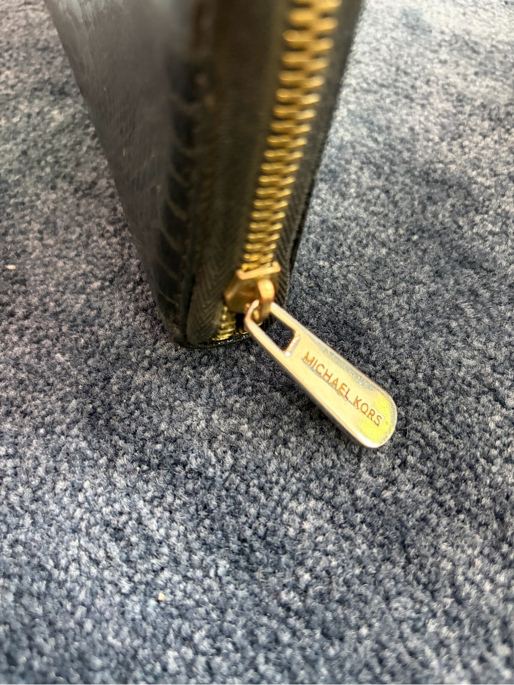 Michael Kors Black Snake print Wallet with Gold Hardware - Picture 6 of 6
